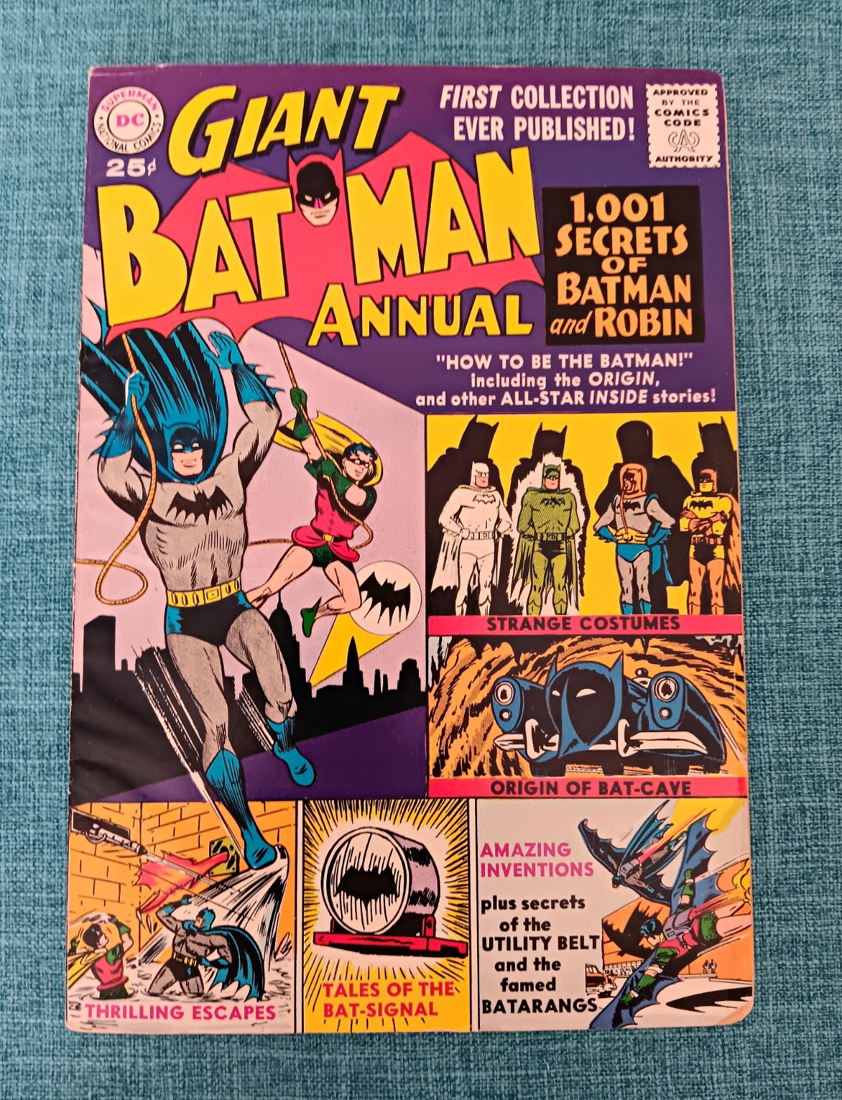 Giant Batman Annual #1 1961 Batman & Robin Origin, 1,001 Secrets, Fine, Rare