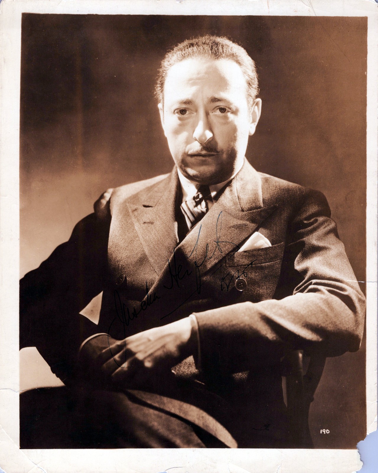 RARE Jascha Heifetz SIGNED AUTOGRAPH INSCRIBED PORTRAIT 1930s ORIG  PHOTO MA46