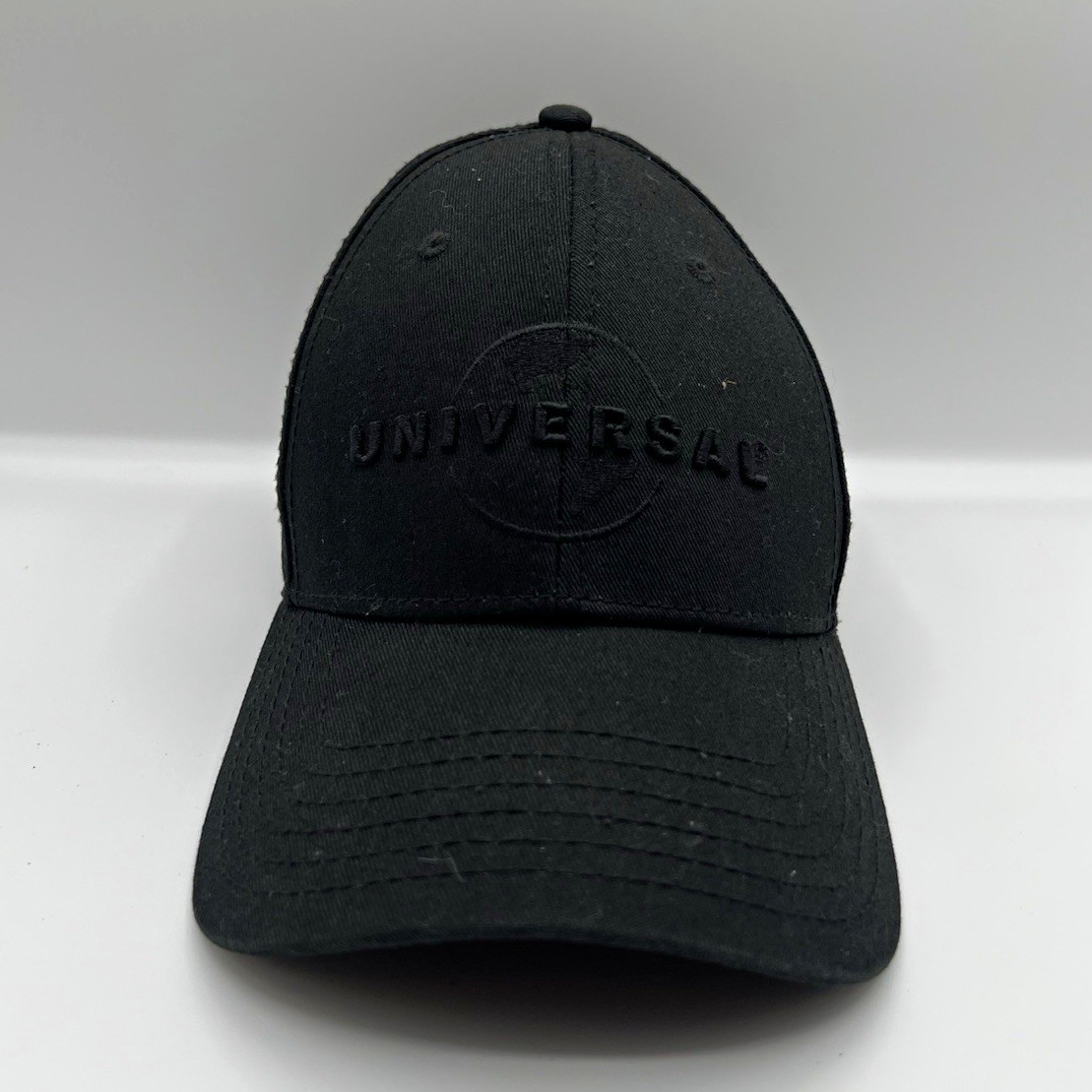 Universal Studios Black Adjustable Baseball Cap Hat Embroidered Logo