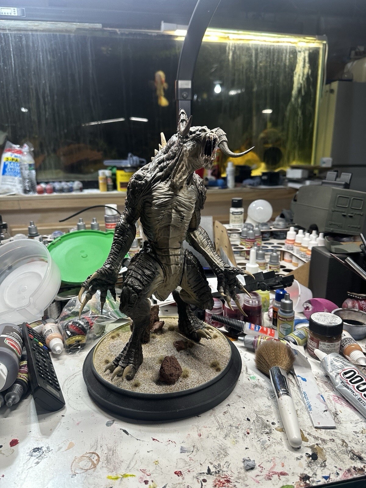 Fallout Deathclaw 1/6 Scale Statue Fully Handpainted 12” Statue (Made To Order)