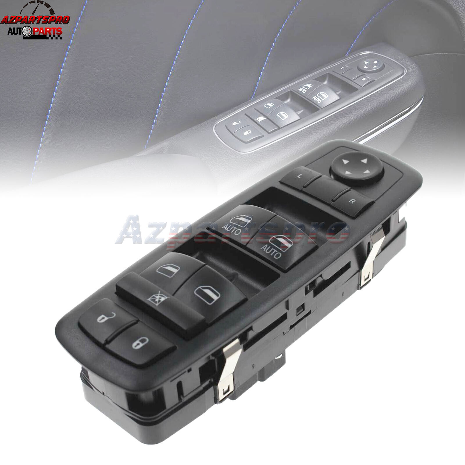 Master Power Window Control Switch Front Left for 2011-2017 Dodge Charger 4-Door