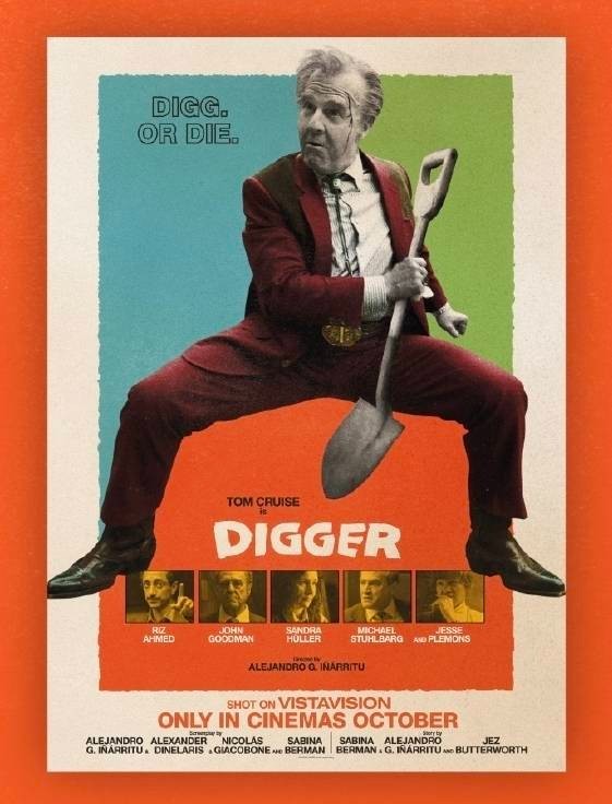 DIGGER – Tom Cruise A3 Promotional Poster (Taiwan Cinema Exclusive, Limited Ed.)