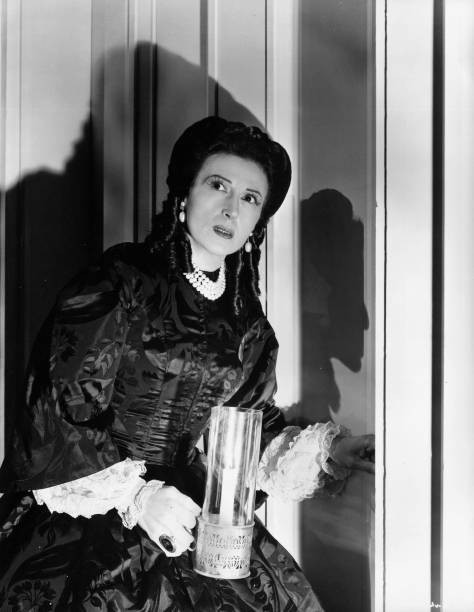 Greek tragic actress Katina Paxinou plays adulterous mother RKO fil- Old Photo