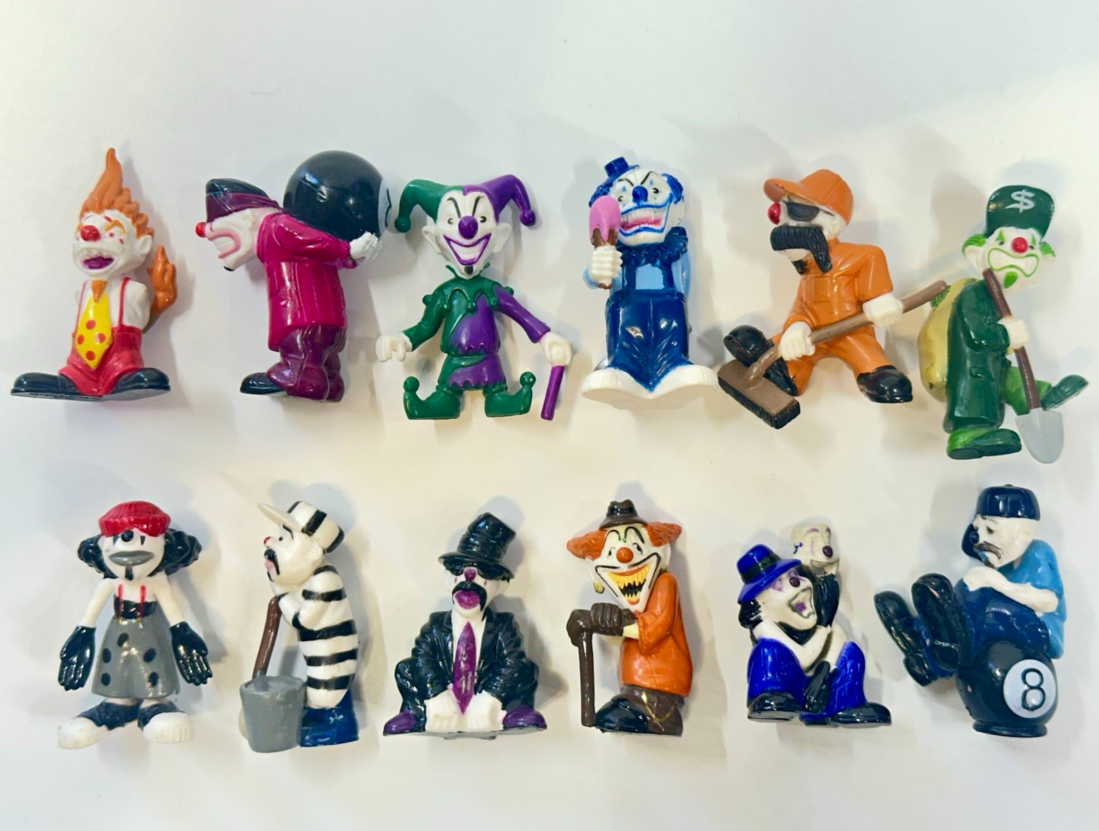 HOMIES psycho clowns series 1 & 2 complete lot of 12