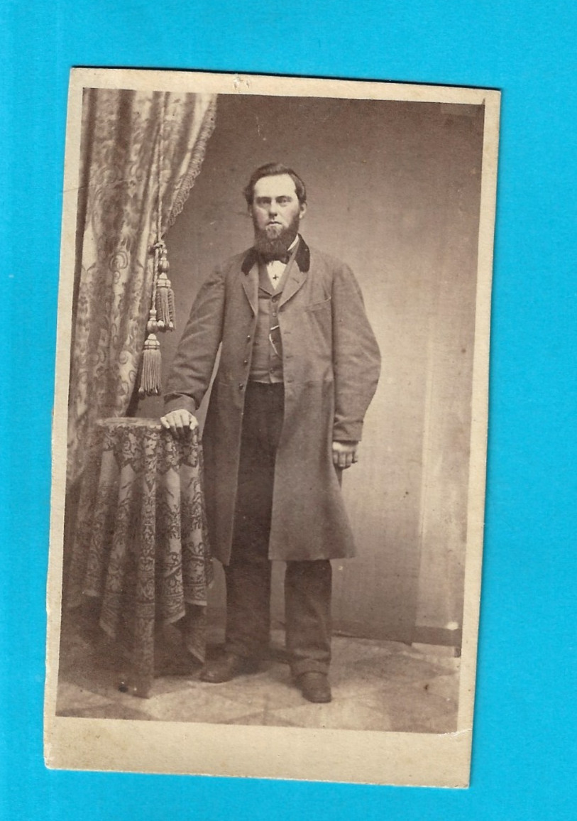 Antique Photo of Well Dressed Man-1870\'s Era