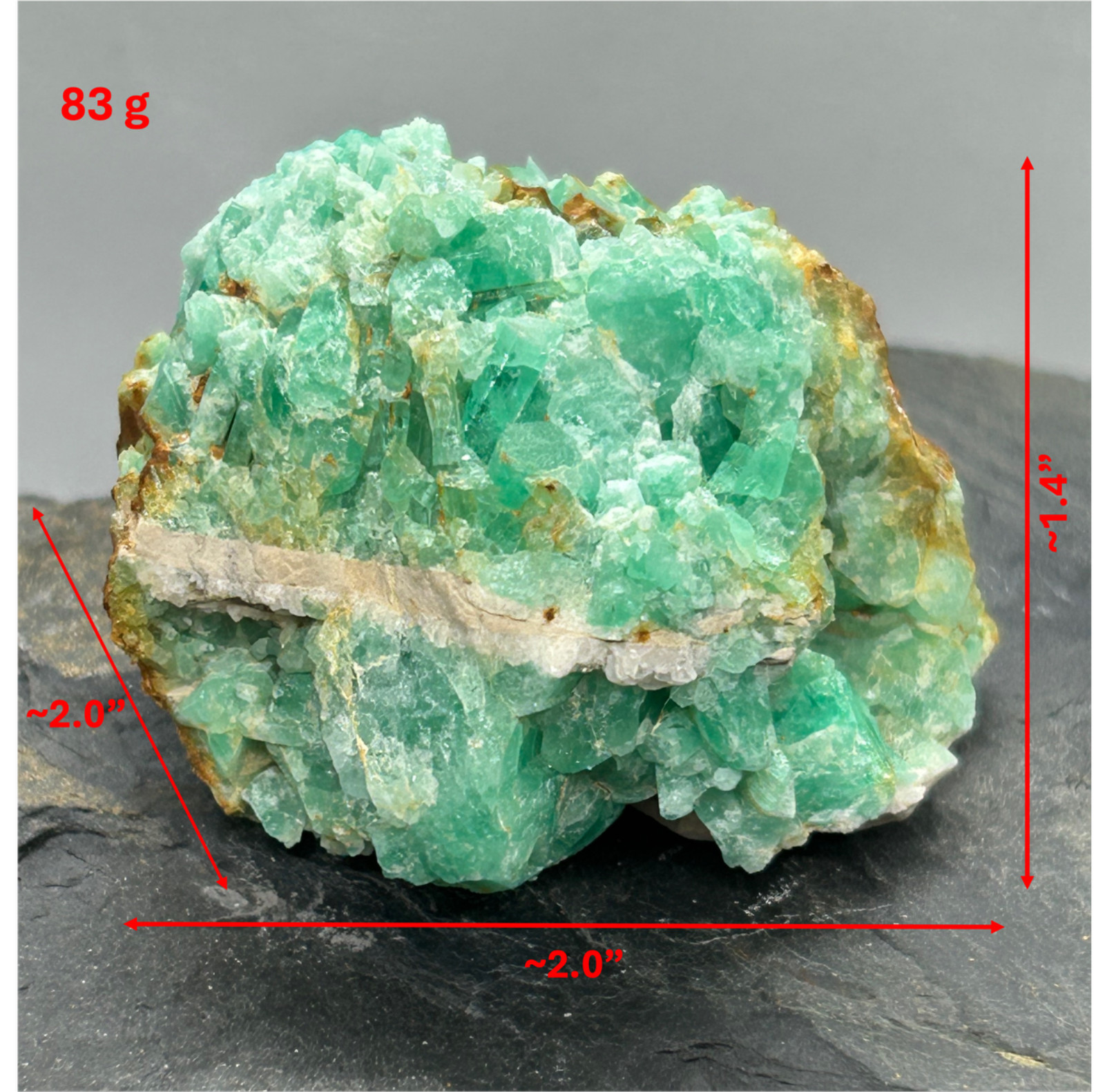 Shiny Aggregate of Emeralds Crystals (~400 carats). Colombia.
