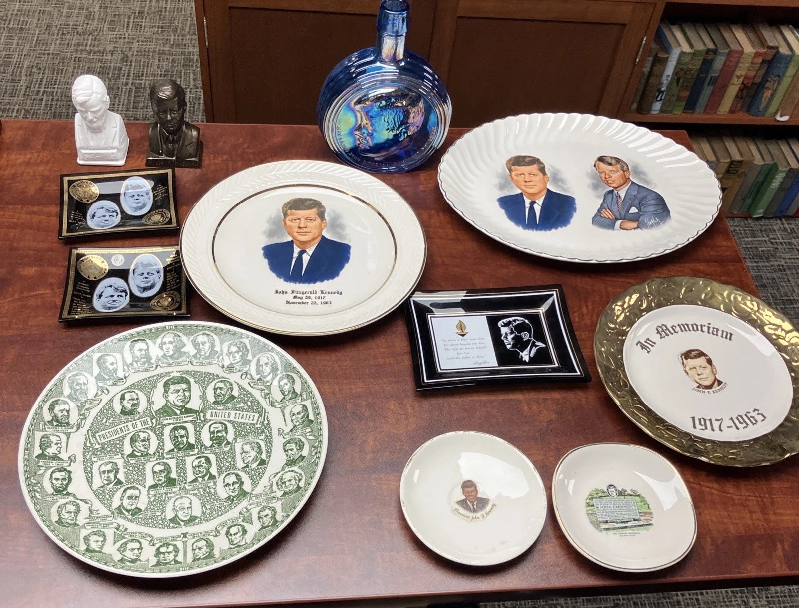 Vintage Assorted Pres. John F. Kennedy & SenatorRobert F Kennedy Memorabilia