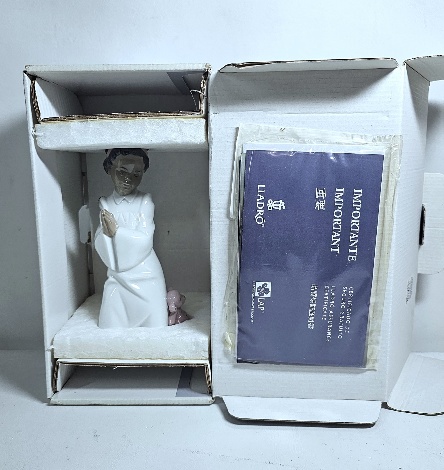 Lladro Black Legacy Collection Bedtime Prayers #6465 With Certificate  