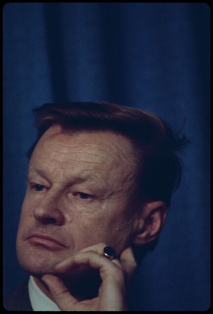 Photo:Zbigniew Brzezinski 1970s Portrait Color Photo