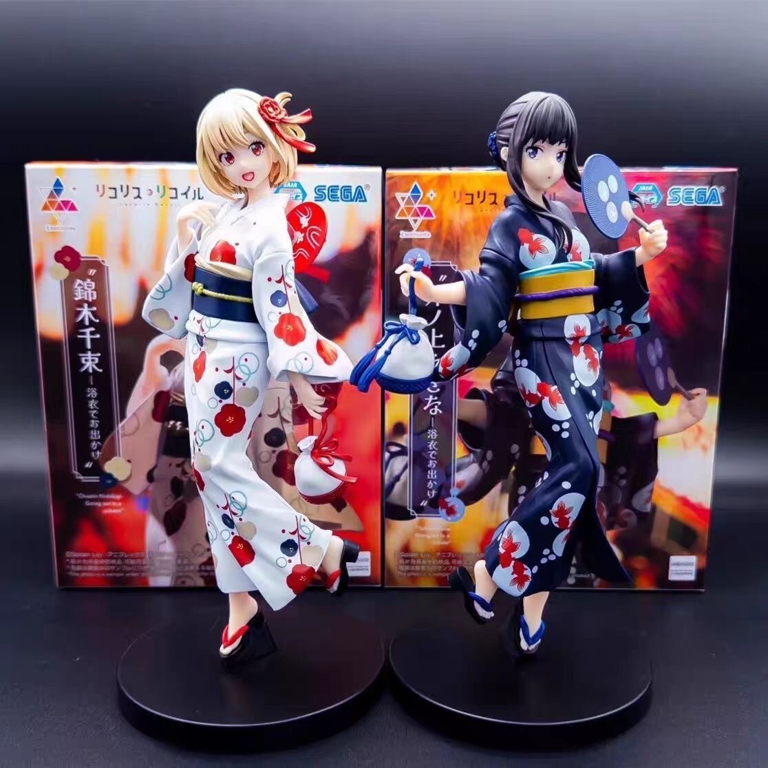 Lycoris Recoil: Chisato Nishikigi and Takina Inoue Yukata Figure Set -Luminasta