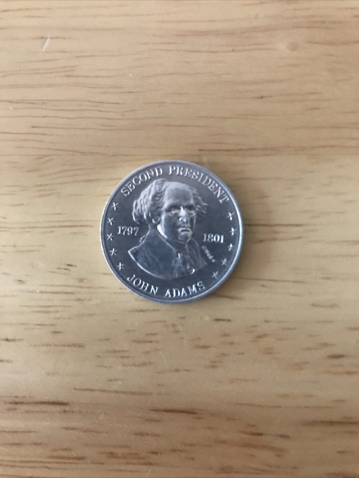 Shell’s Mr. President Coin Game John Adams Coin (1968)