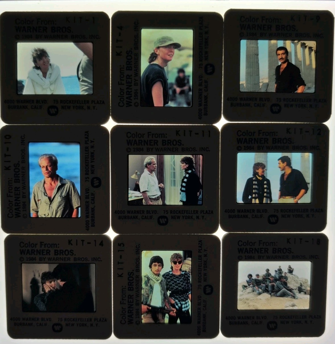 LITTLE DRUMMER GIRL DIANE KEATON LOT OF 13 ColorSlides A940