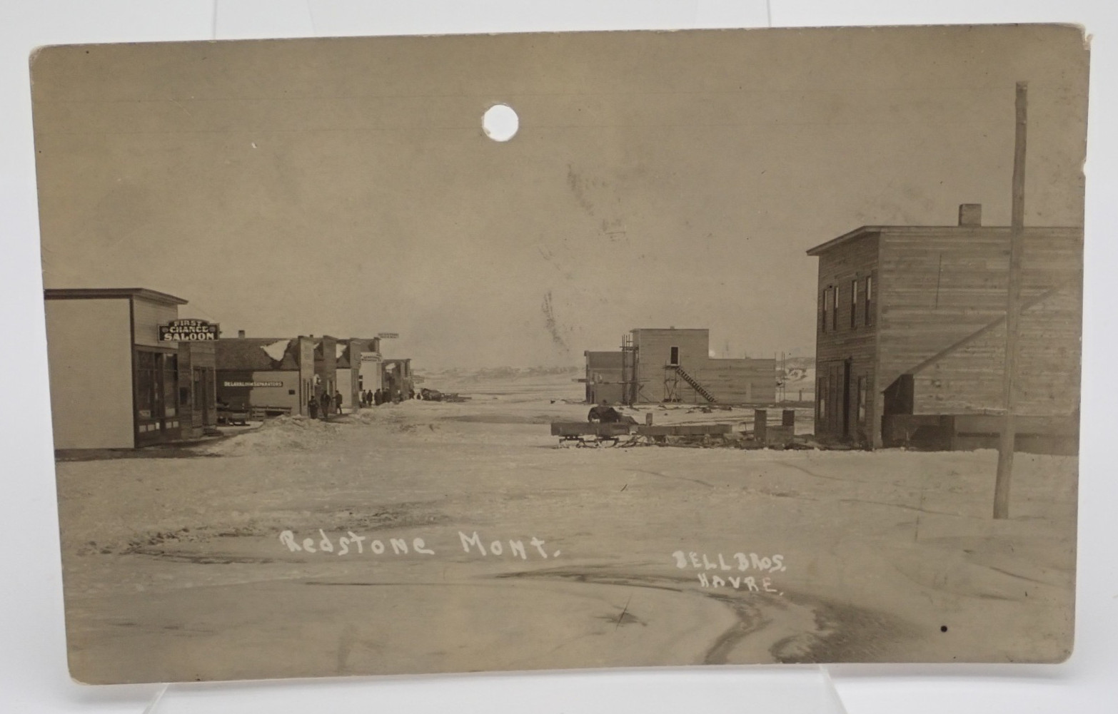 Redstone Montana 1918 Real Picture Antique Postcard