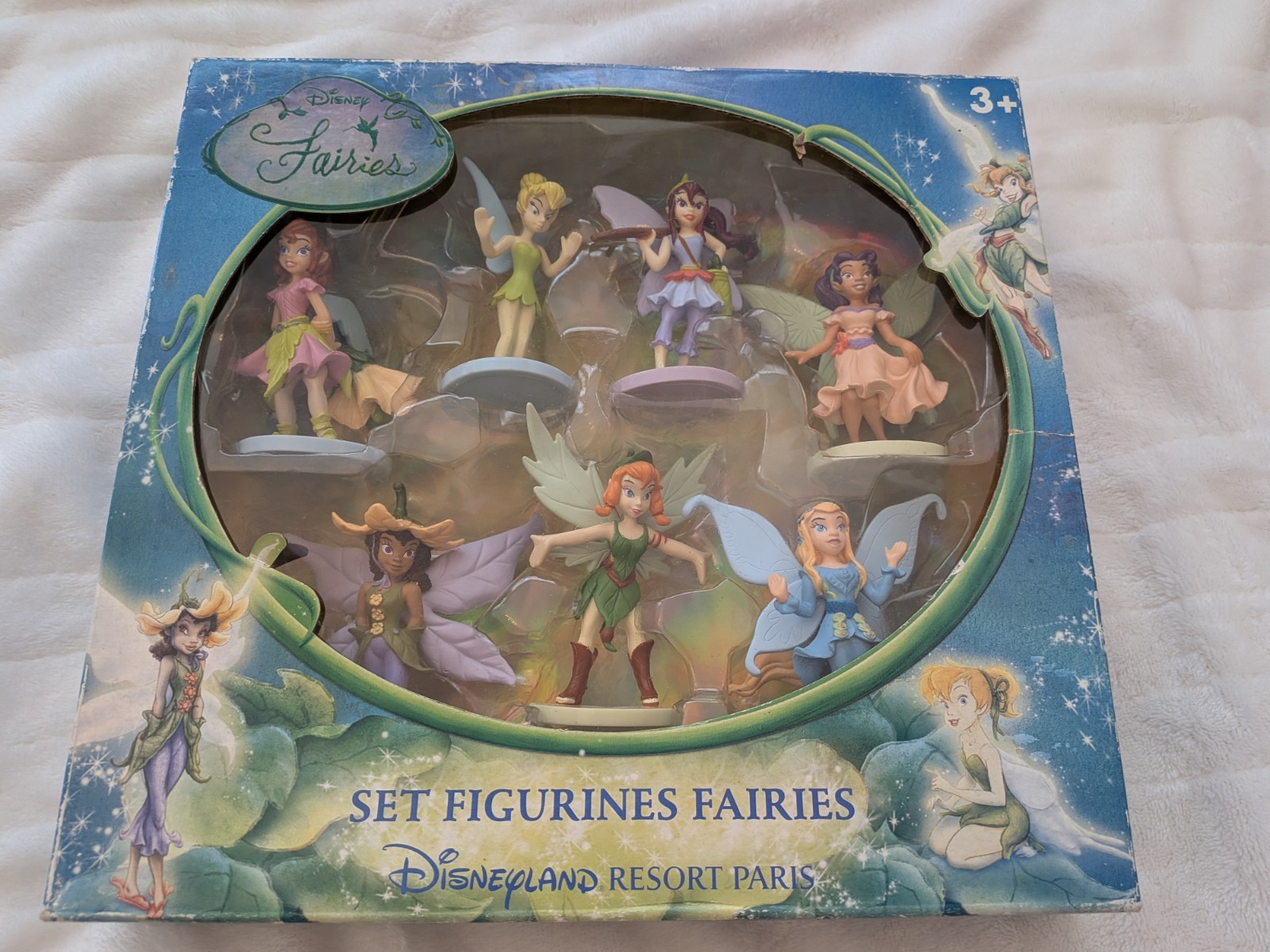 Disney Fairies 7 figure set - rare Disneyland Paris - tinker bess rani beck