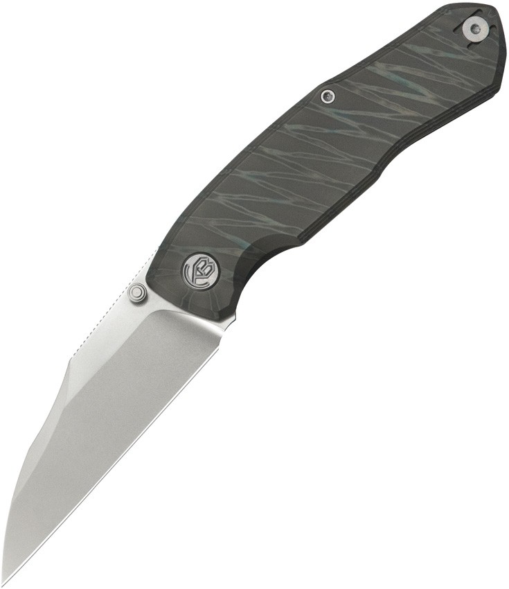 Kubey KB Knives Mantra Framelock Flamed Titanium Folding M390 Pocket Knife 459B