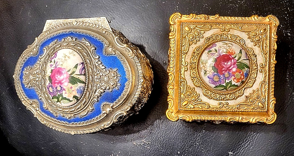 VINTAGE MID-CENTURY JEWELLERY TRINKET BOXES JOB LOT JAPANESE & MIDDLE EASTERN