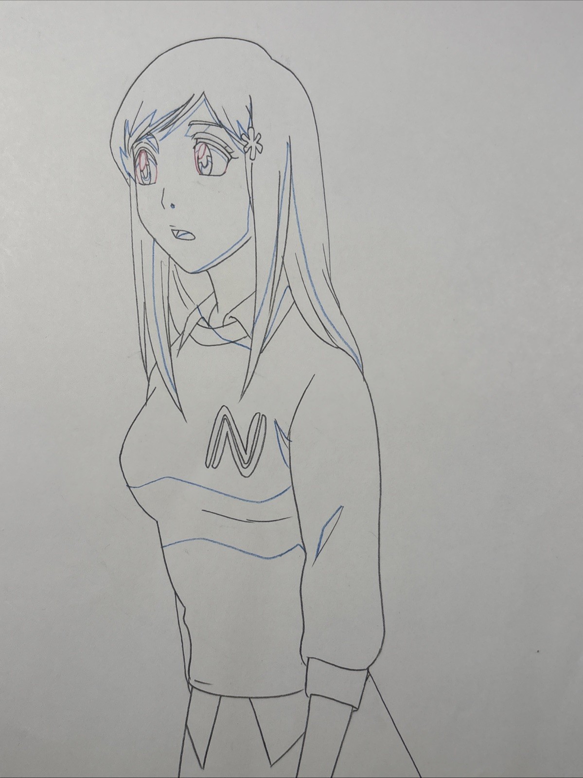 BLEACH Anime Production Art  Vintage Animation Cels Orihime Inoue Layout 19 I10