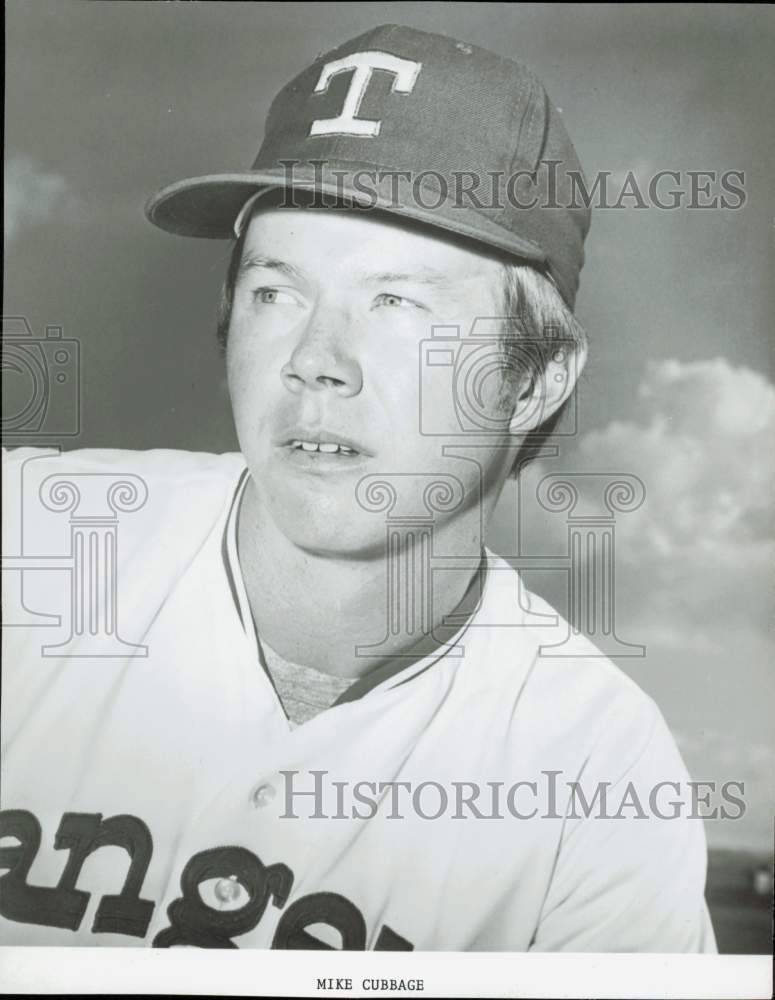 Press Photo Texas Rangers baseball player Mike Cubbage - lrs27383