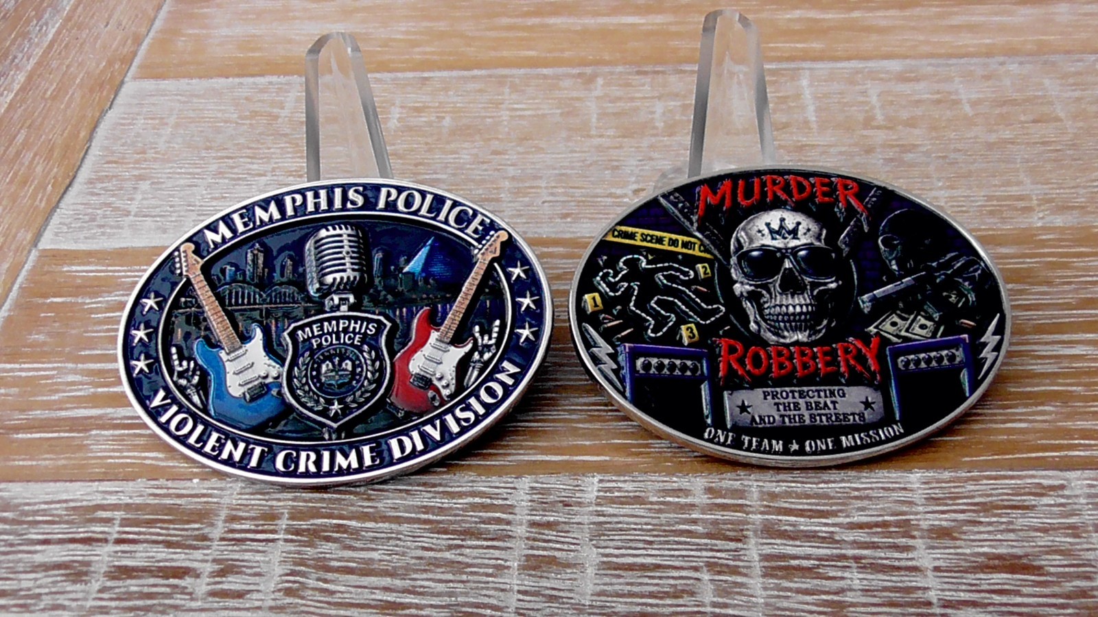 Memphis Police Department Violent Crime Unit Murder Robbery Challenge Coin