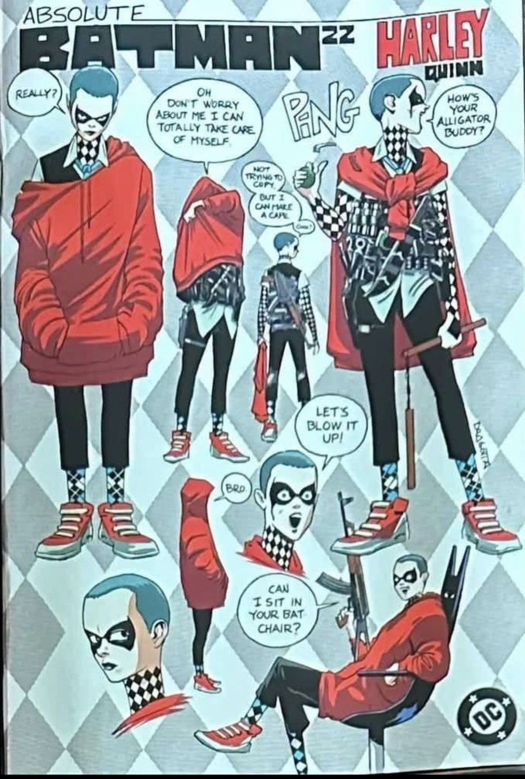 ABSOLUTE BATMAN #22 FELIX COMIC ART NICK DRAGOTTA FOIL DESIGN EXCLUSIVE -IN HAND