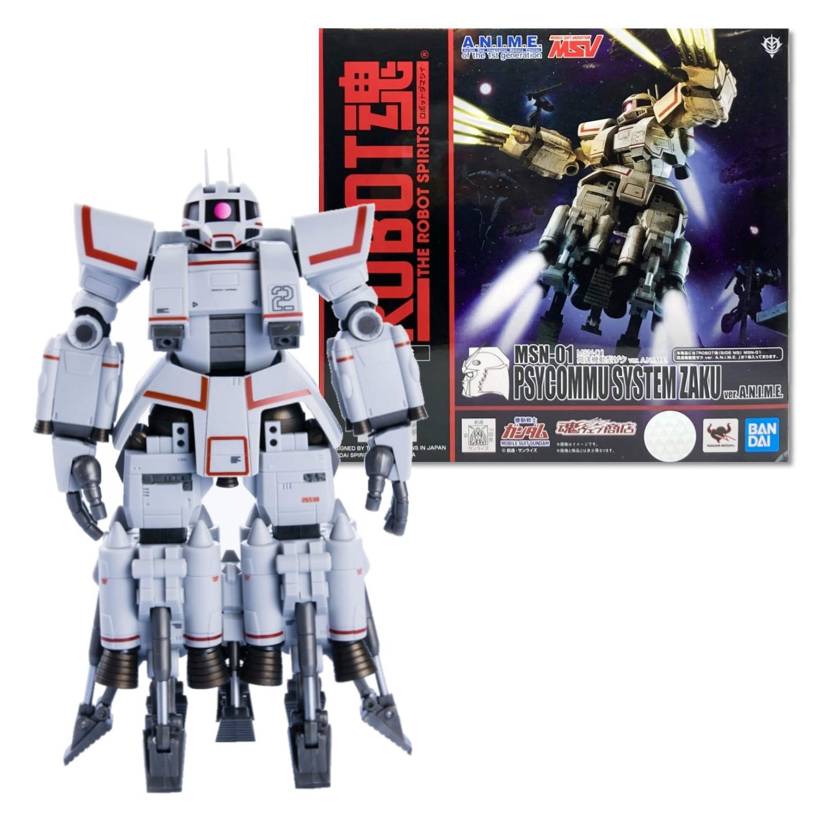 ROBOT SPIRITS SIDE MS MOBILE SUIT GUNDAM MSN-01 PSYCOMMU SYSTEM ZAKU Figure New