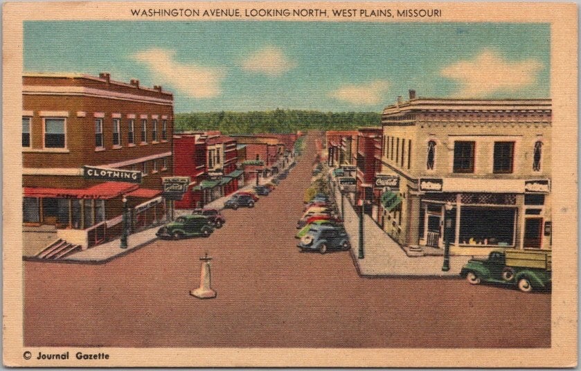 WEST PLAINS, Missouri Postcard \