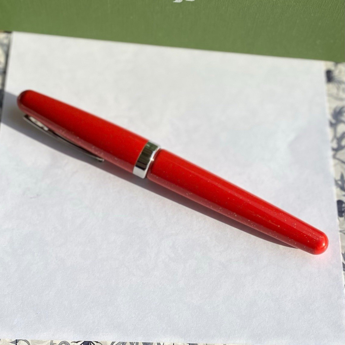 Montegrappa Elmo 01 Prototype in Sparkling Red, Medium SS nib