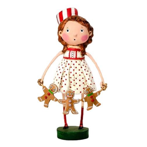 Lori Mitchell Ginger Spice Christmas Winter Girl Figurine Collection New 16723