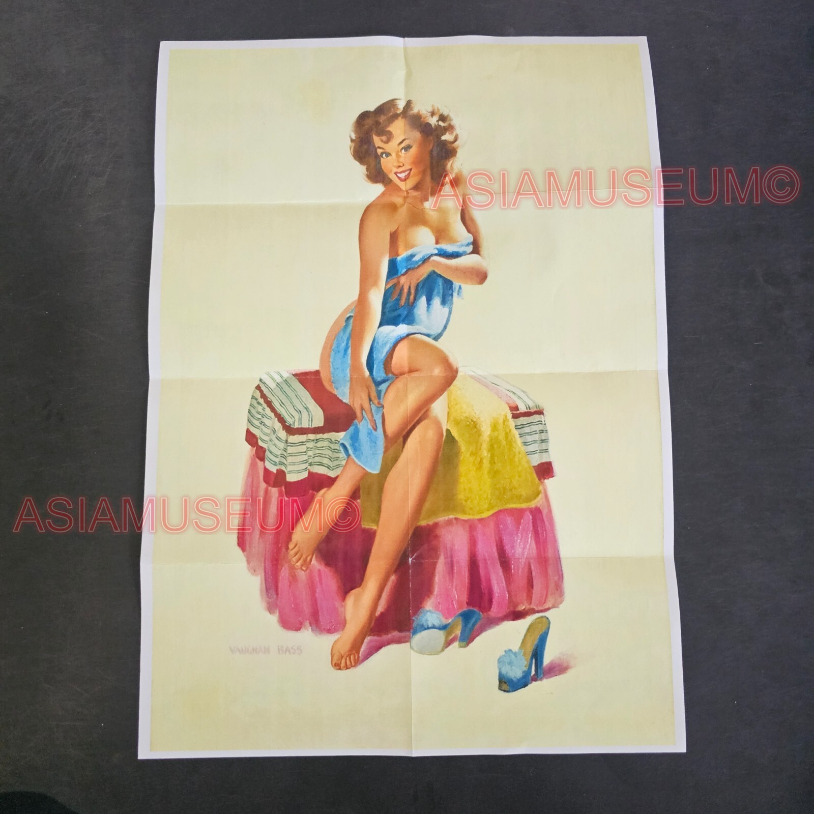 1944 WW2 USA AMERICA WOMEN PIN UP CARELESS TALK COST LIVE PROPAGANDA POSTER G134