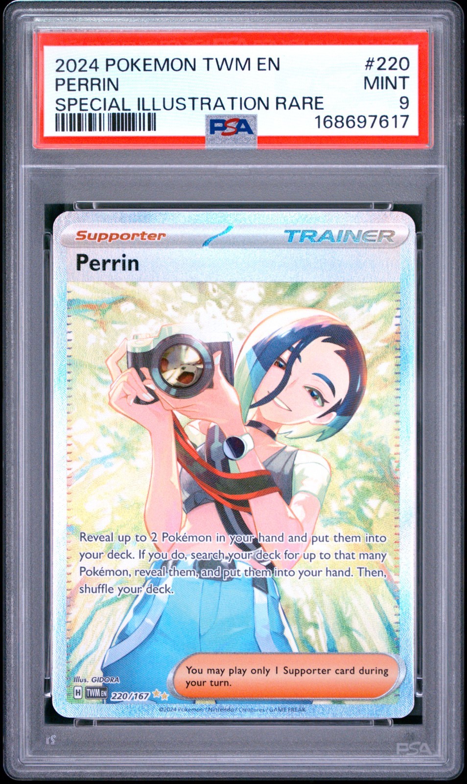 Perrin 220/167 Twilight Masquerade PSA 9 MINT