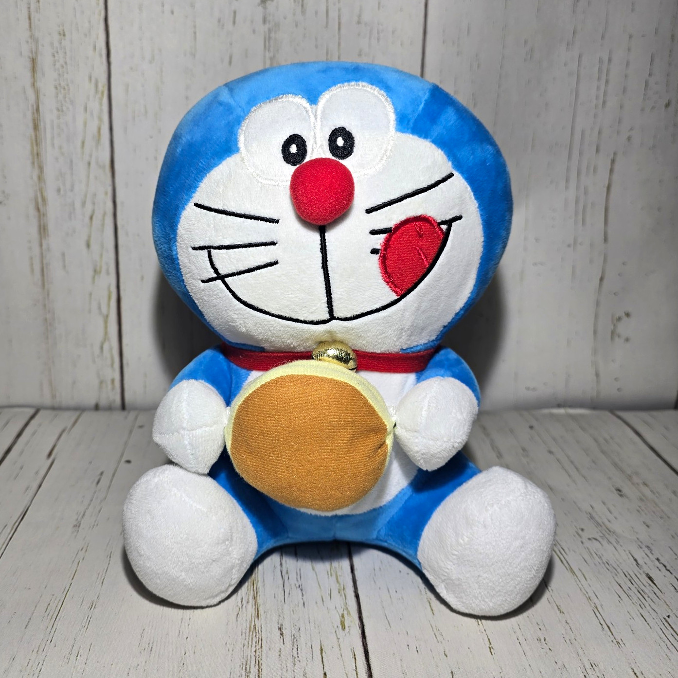 Play by Play Doraemon Plush Stuffed Animal Cat Plush Blue/White/Red/Yellow 8.5