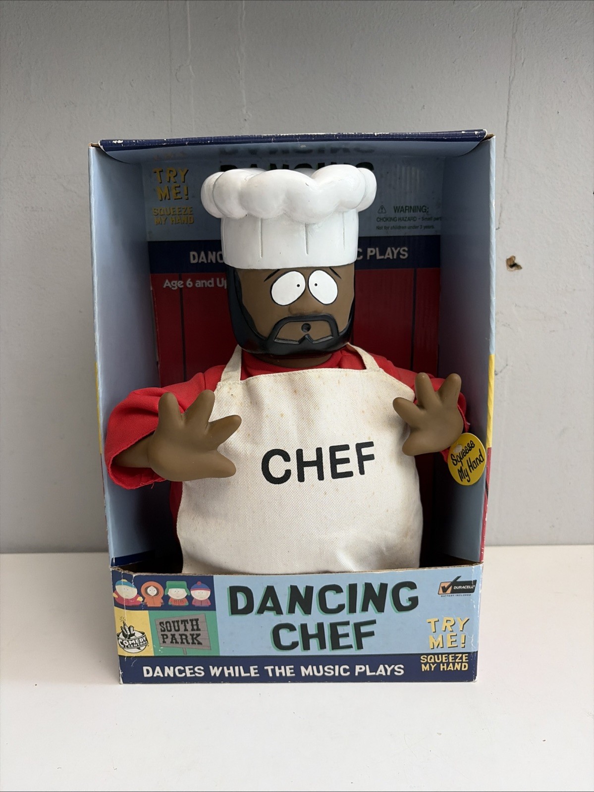 South Park Dancing Chef Gemmy 1999 New In Box