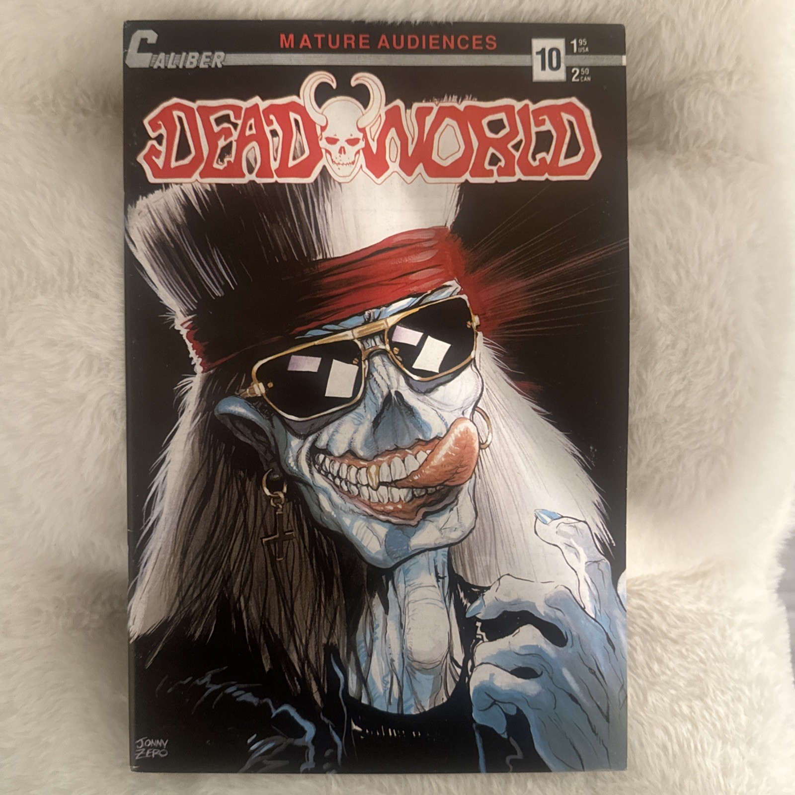 Deadworld 10 Caliber Press 1988 1st Appearance Of The Crow In Preview Back Cover