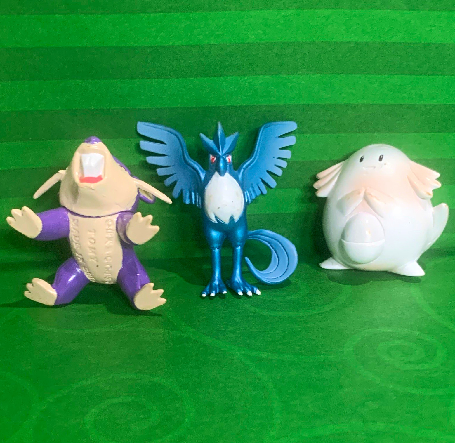 TOMY Pokémon Plastic Figurine Lot Articuno Chansey, Animation Theme