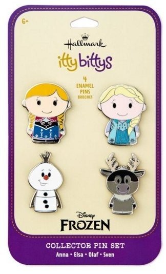 itty bitty® Disney Frozen Collectible Enamel Pins, Set of 4