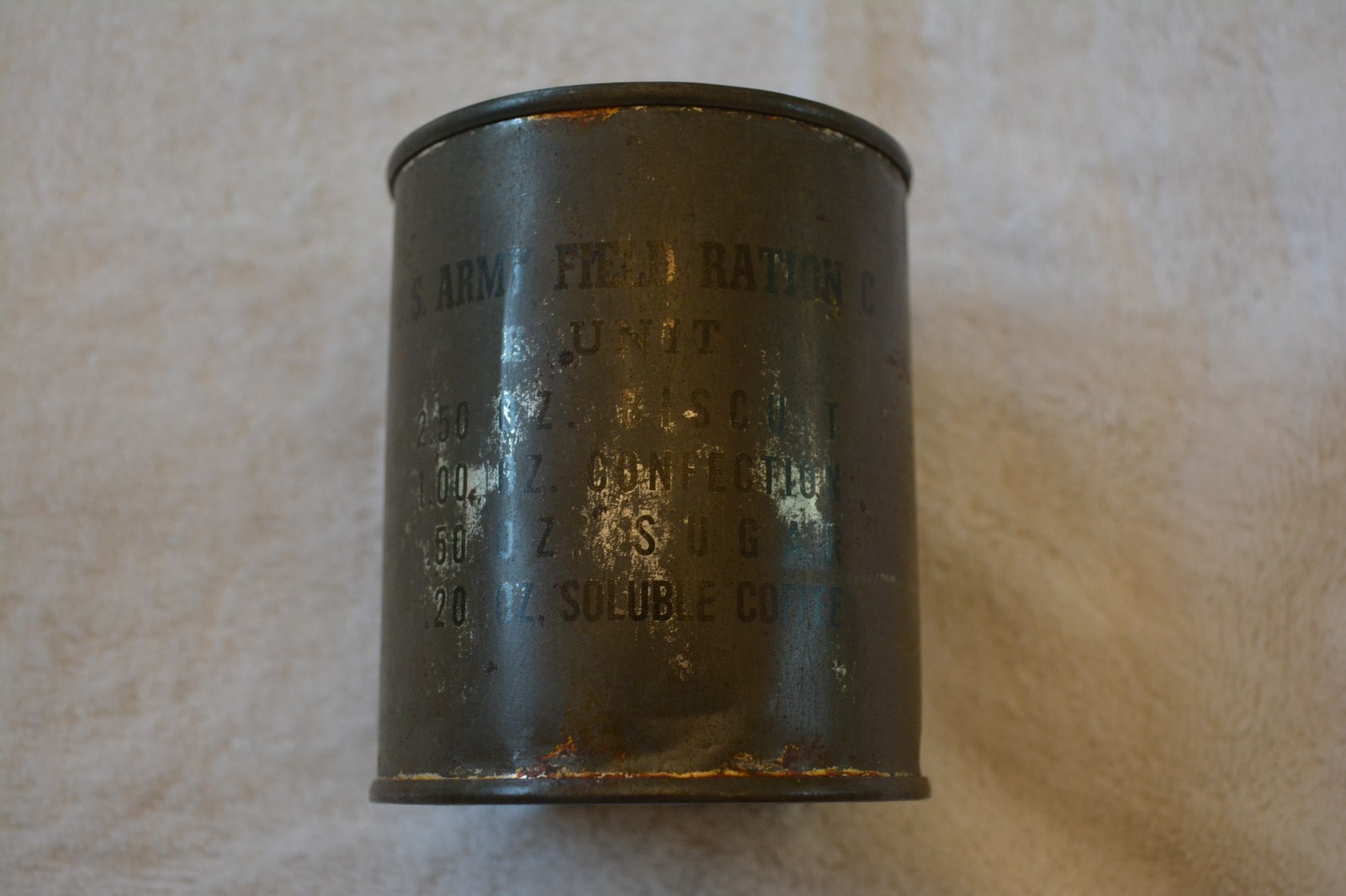 WWII US Army/USMC C Ration B Unit 1942