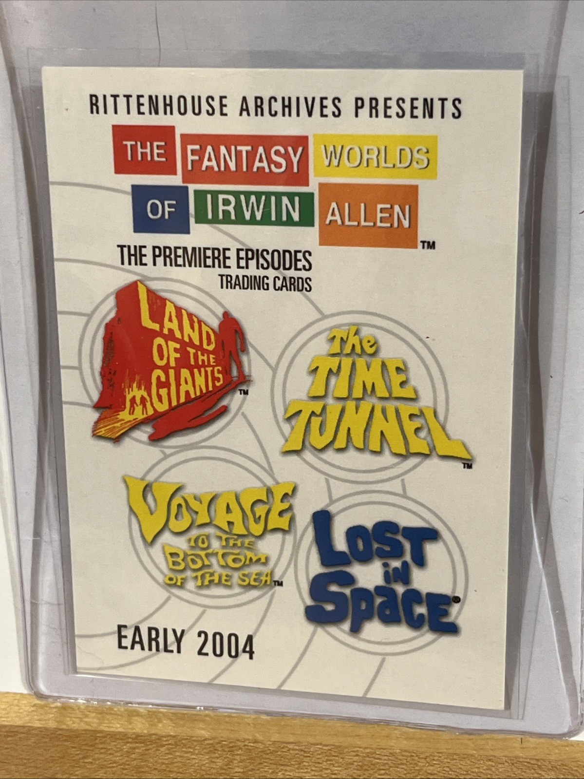 THE FANTASY WORLDS OF IRWIN ALLEN FACTORY ALBUM EXCLUSIVE PROMO CARD #P3