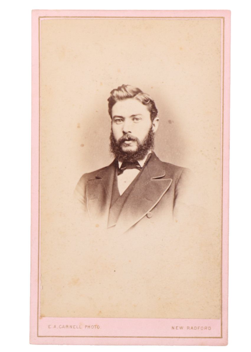 Victorian Era Carte de Visite of a Man with a Full Beard Nottingham England #262