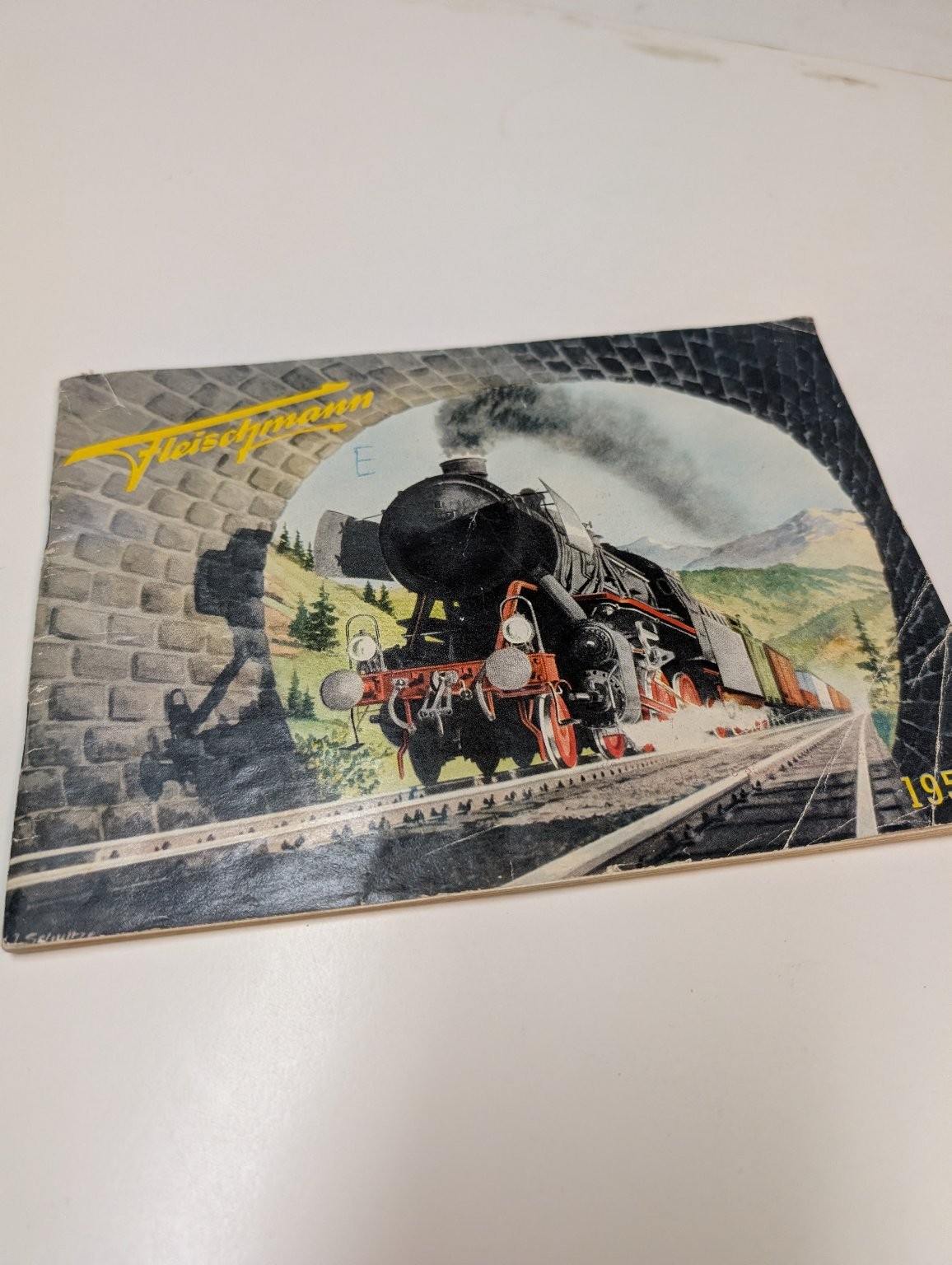 Vintage Fleischmann HO Gauge Model Railroads Catalog 1950s Train Ephemera