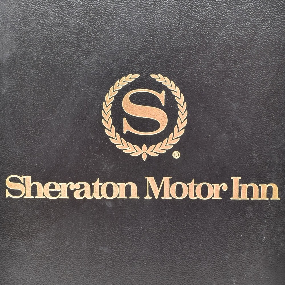 1970s Sheraton Motor Inn Restaurant Menu Hickory Catawba County North Carolina