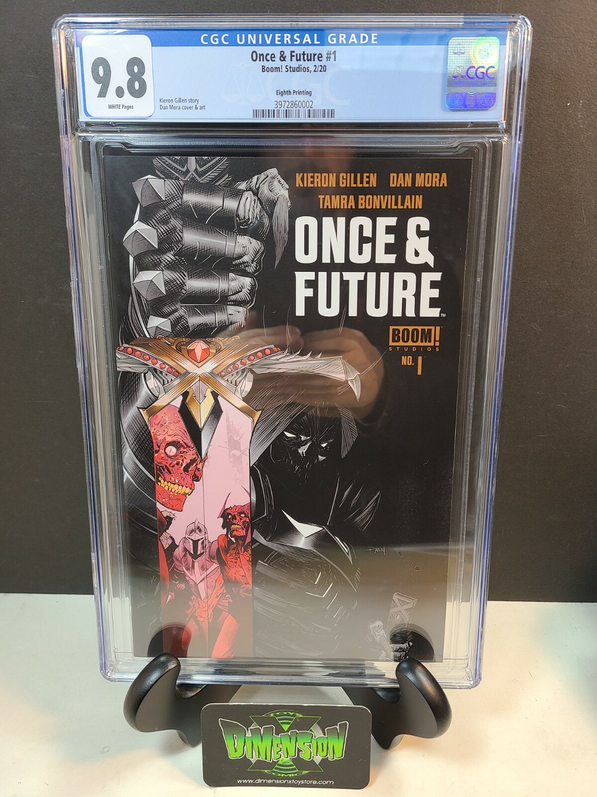 ONCE &FUTURE #1 8TH EIGHTH PRINT VARIANT CGC 9.8 AND LOW PRINT 2020 GILLEN MORA 