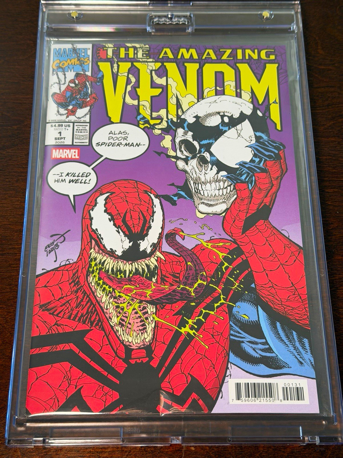 FREE SHIPPING The Amazing Venom 1 2026 First Print Erik Larsen Homage Spider-Man