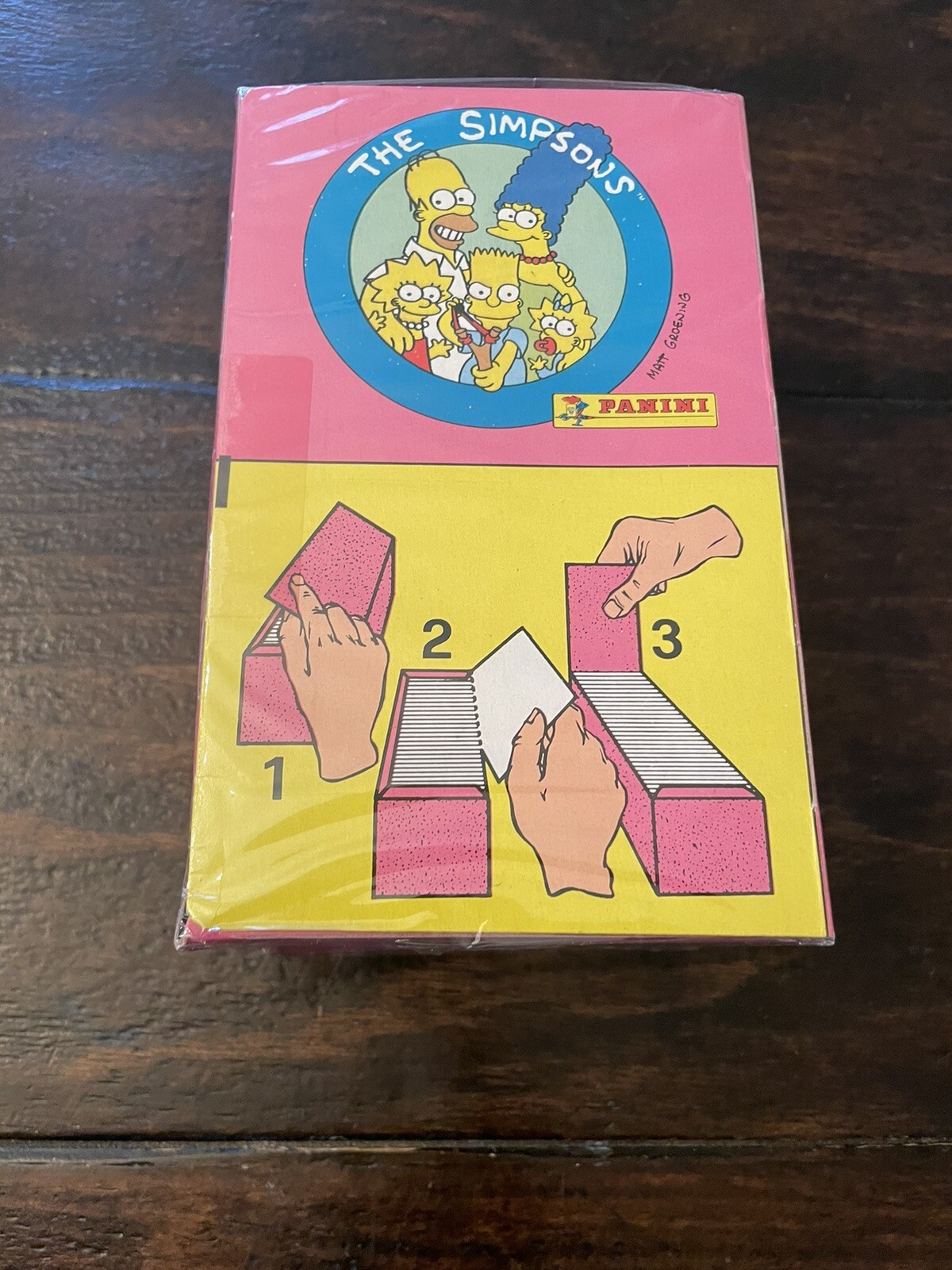 (1) Sealed Box 1991 Panini the Simpsons (100 packs) BART Homer Krusty
