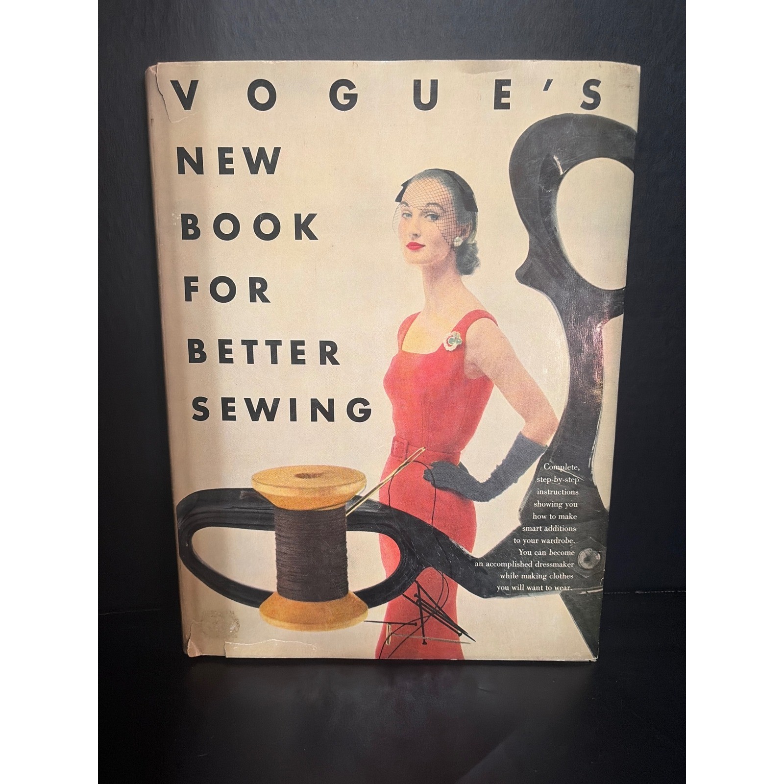 Vogue\'s New Book for Better Sewing 1952 1st Print Fashion Sewing Pattern HC/DJ