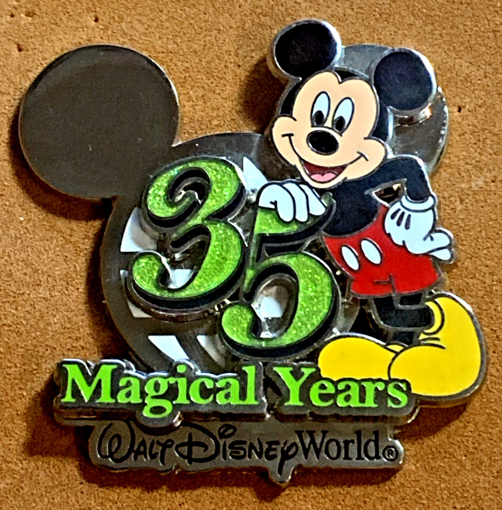 DISNEY WDW 2006 WALT DISNEY WORLD RESORT 35TH ANNIVERSARY MICKEY MOUSE PIN