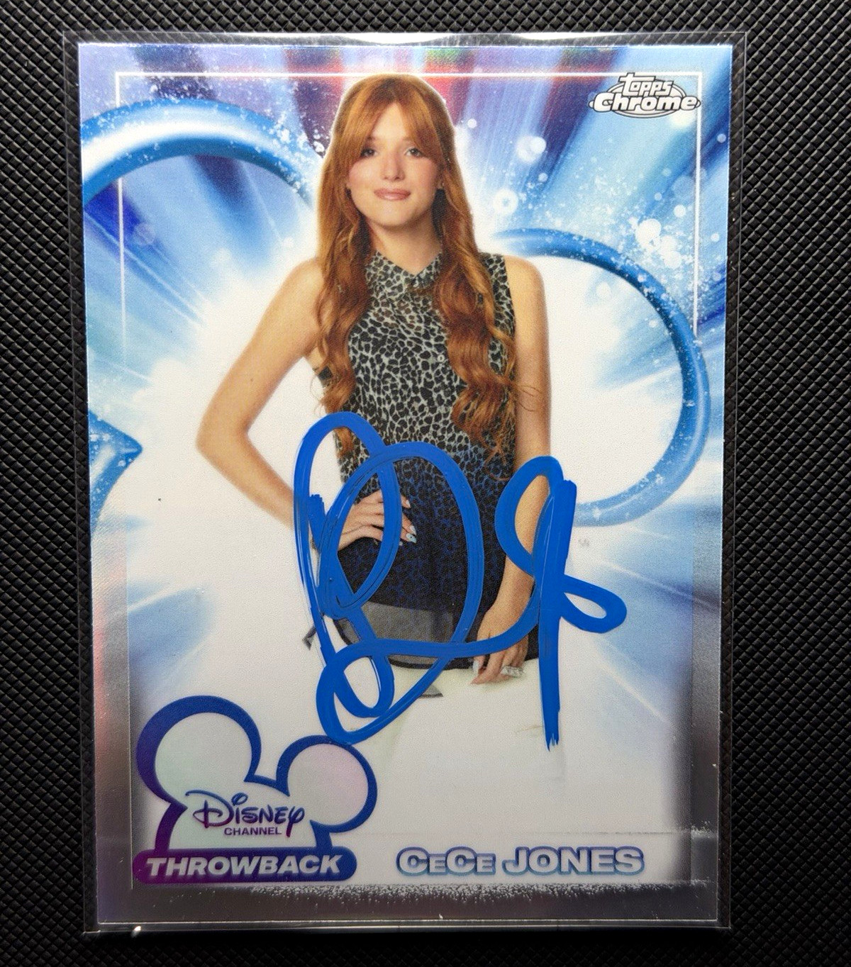 Bella Thorne Auto Photo Proof 2026 Topps Chrome Disney Channel CeCe Jones DC-16