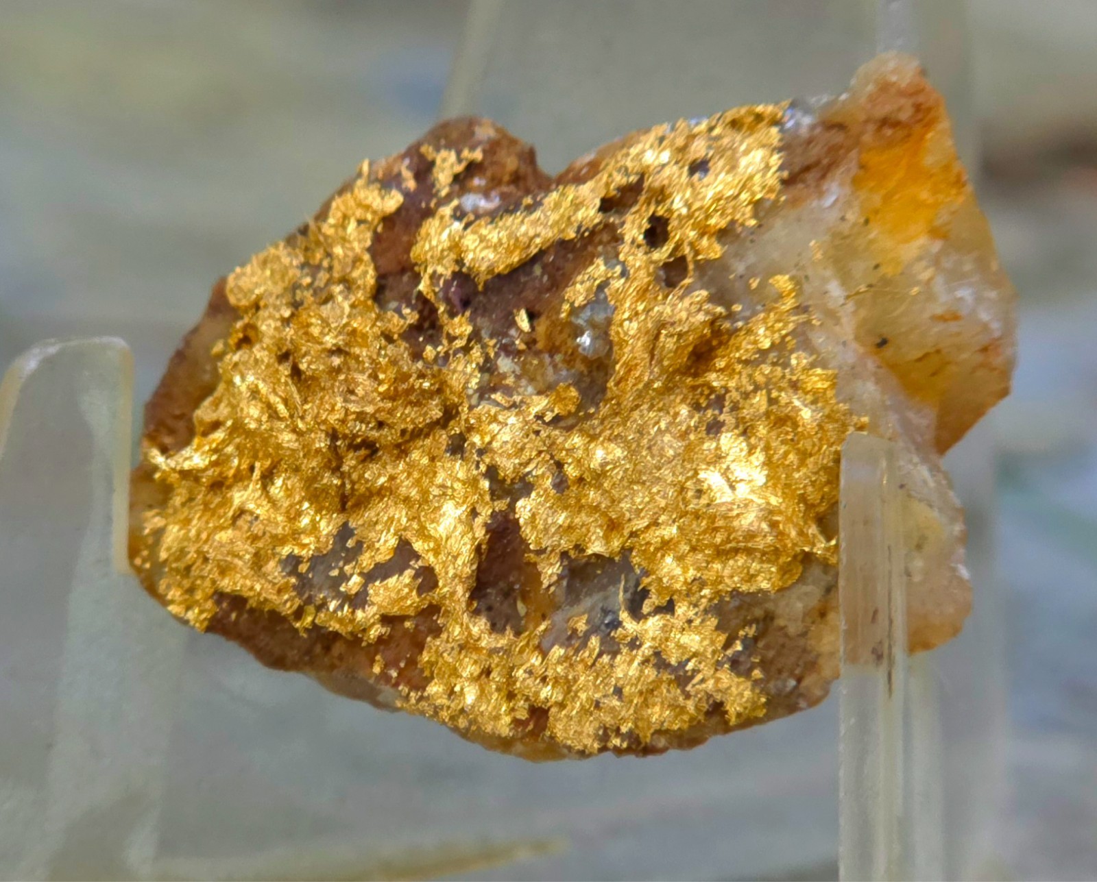 Crystalline Gold Ore Specimen 4.63g Soft And Malleable ☆NO TARIFFSShipping☆
