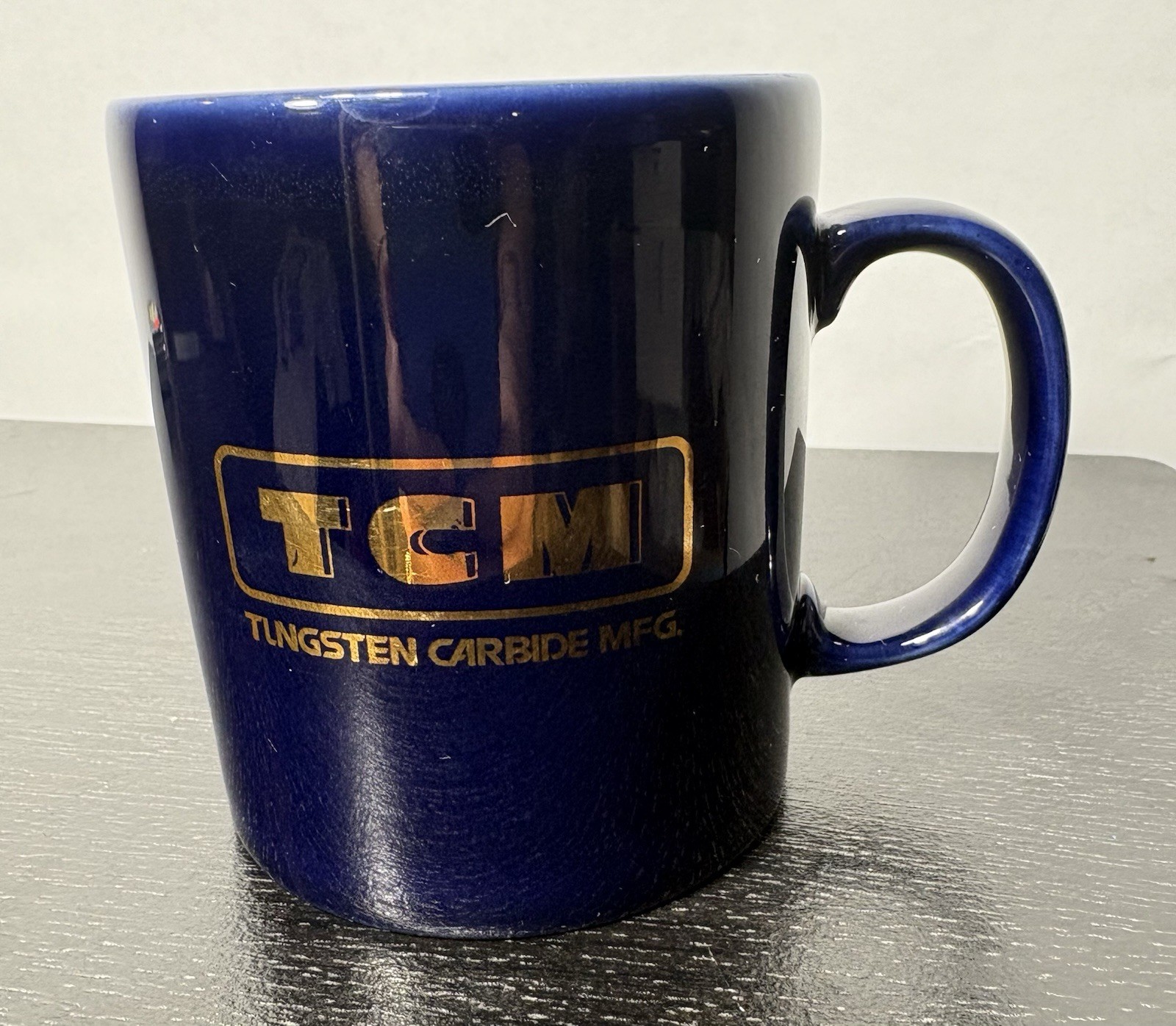 VTG - TCM Tungsten Carbide MFG Promotional Coffee Mug Coloroll England Kilncraft