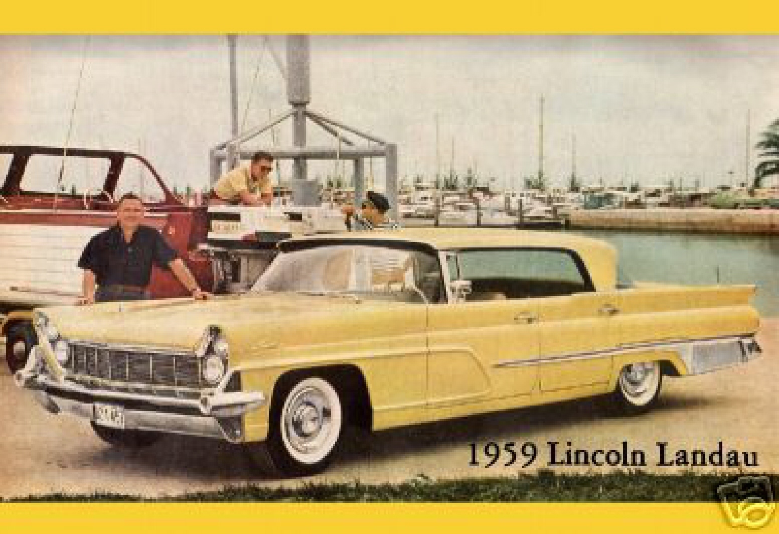 1959 Lincoln Landau Refrigerator  Magnet