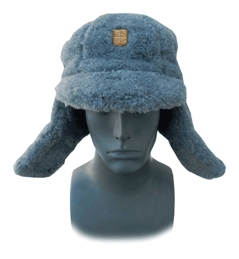 Czech Military Winter Hat, Size 58, 7 1/4th